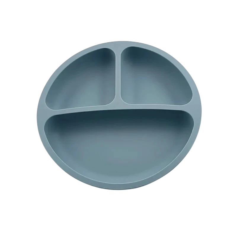 Dear Xime Silicone Suction Plate — Divided, BPA-Free Mealtime Essential | 6M+