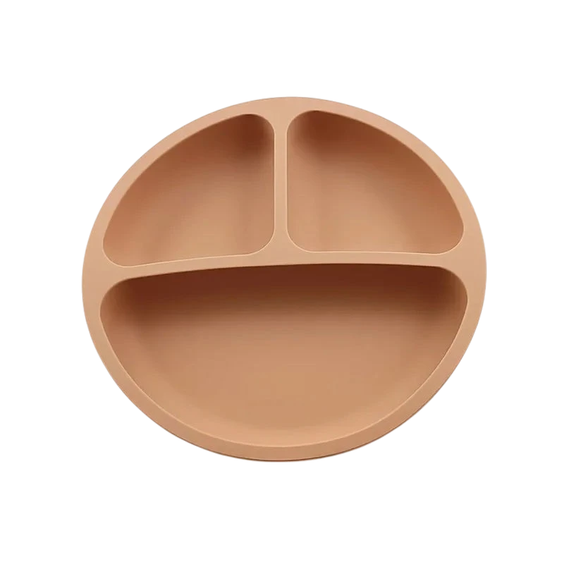 Dear Xime Silicone Suction Plate — Divided, BPA-Free Mealtime Essential | 6M+