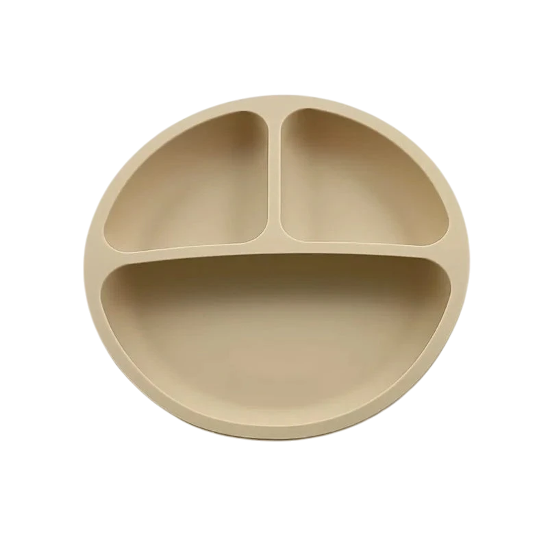 Dear Xime Silicone Suction Plate — Divided, BPA-Free Mealtime Essential | 6M+